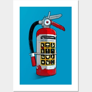 Super Fire Extinguisher Posters and Art
